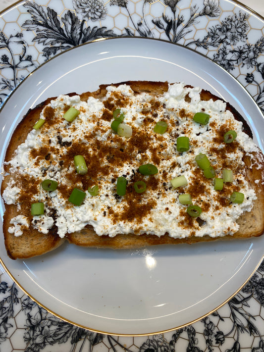 Chaat Cottage Cheese Toast